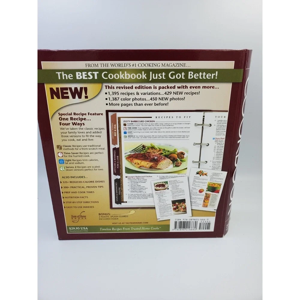 The Taste of Home Cookbook : One Recipe Four Ways! by Taste of Home Editorial